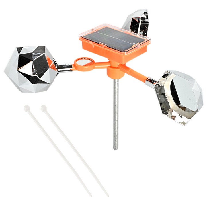 투데이리빙 태양광 충전식 조류 퇴치기 강력 비둘기 퇴치 정원 새퇴치 새쫓는 기구 유해 조수 새퇴치기 경보음