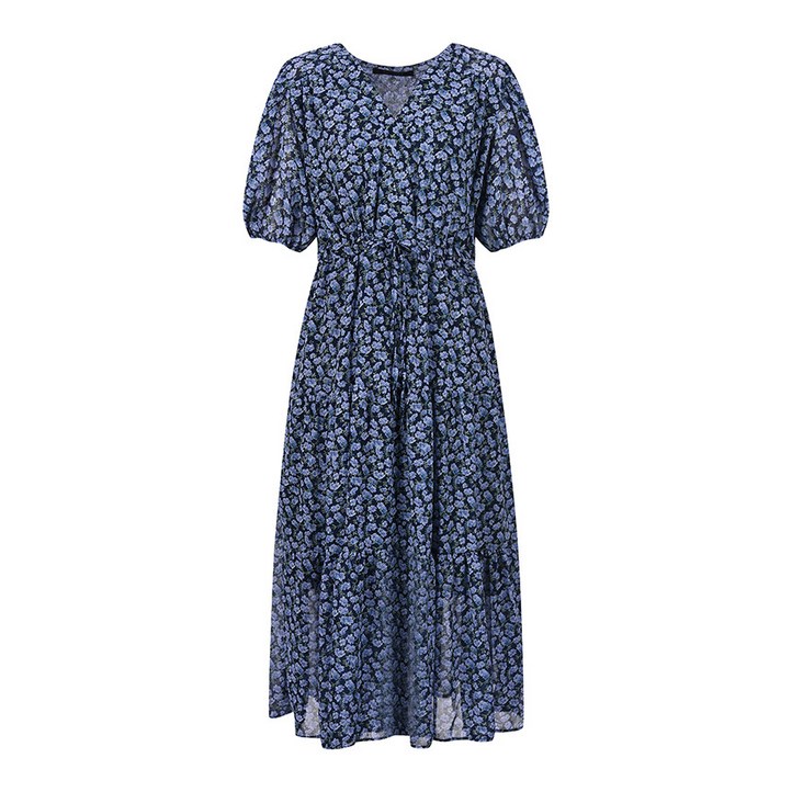 코인코즈 브이넥 쉬폰 플라워 롱 원피스DW5MO306 2170345