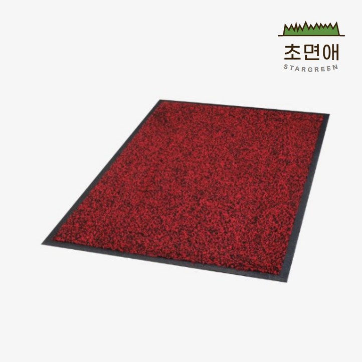 초면애 현관매트 먼지털이 수분제거 도트규격, 레드, 1개 초면애 현관매트 먼지털이 수분제거 도트규격, 레드, 1개