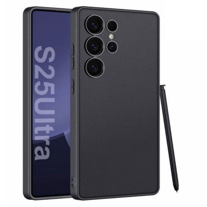 폰디브 갤럭시 S25 울트라 S24 S23 ultra 초슬림 티타늄 가죽 케이스