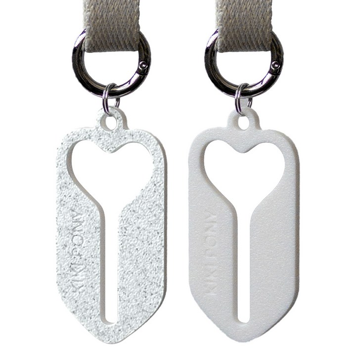 키키포니 풉백 배변봉투 걸이 세트, 1세트, 2개입, 마블화이트