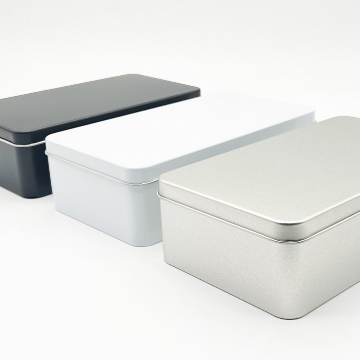 화영제관 사각 S089 묶음판매 화영제관 인쇄 UV 쿠키 마카롱 베이커리 사각틴케이스, 은색, 40개