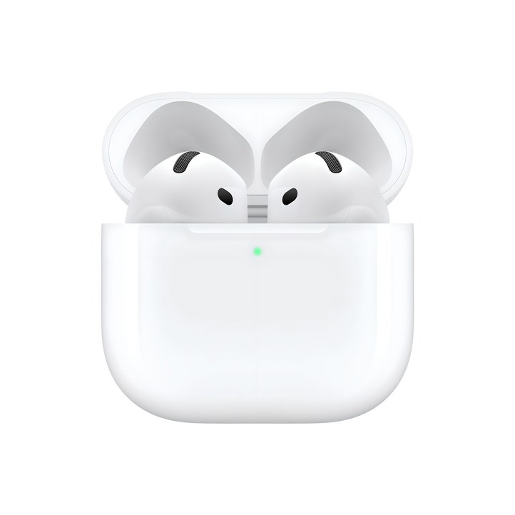 Apple 2024 에어팟 4세대 액티브 노이즈 캔슬링 블루투스 이어폰, MXP93KHA, 화이트