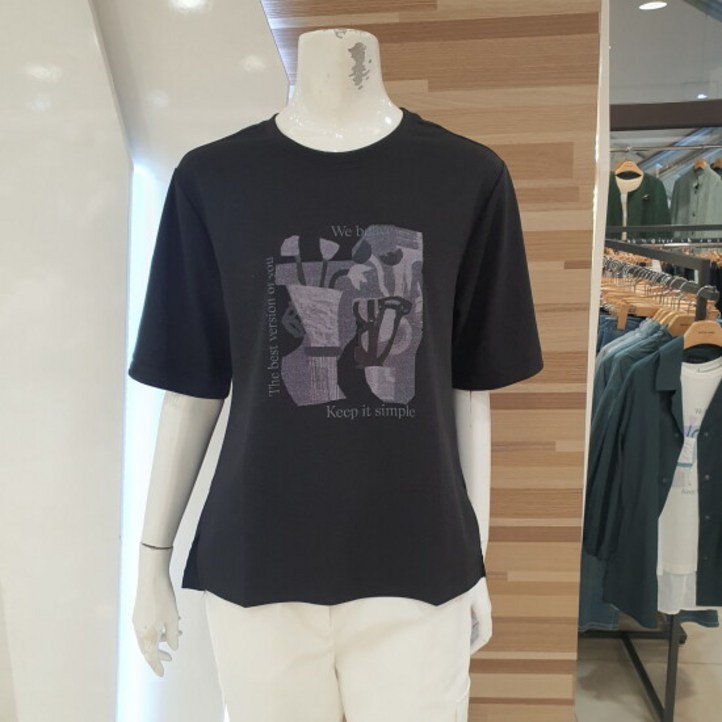 엠씨라운드프린트티셔츠 C52T026BP 2457167