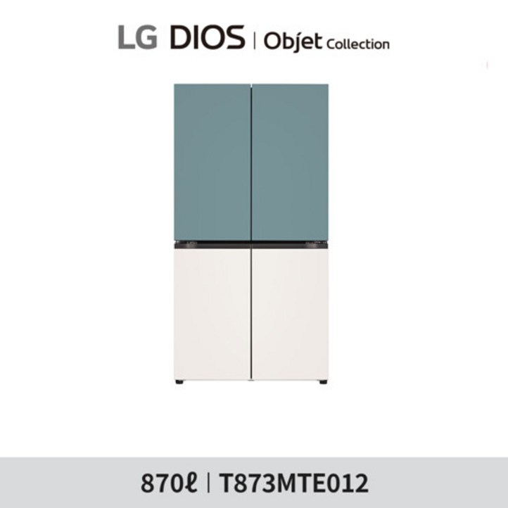 LG전자 디오스 오브제컬렉션 4도어 냉장고 T873MTE012