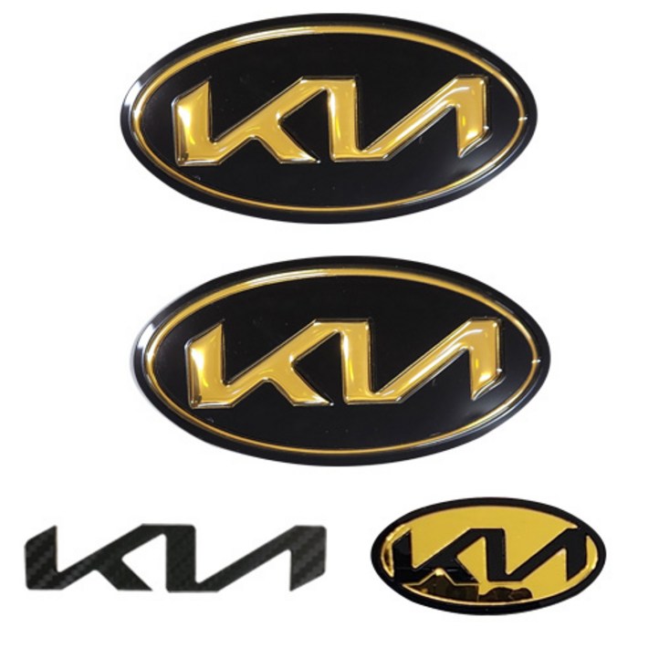 기아 데코 엠블럼 골드 카니발 소렌토 K9 K7 K5 K3 셀토스, 포르테