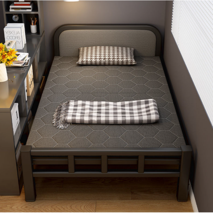 클라우라 접이식침대 폴딩침대 이동식 간이 침대, 다크그레이