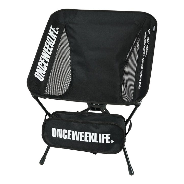 원스위크라이프 접이식 백패킹 경량스틸 캠핑 체어