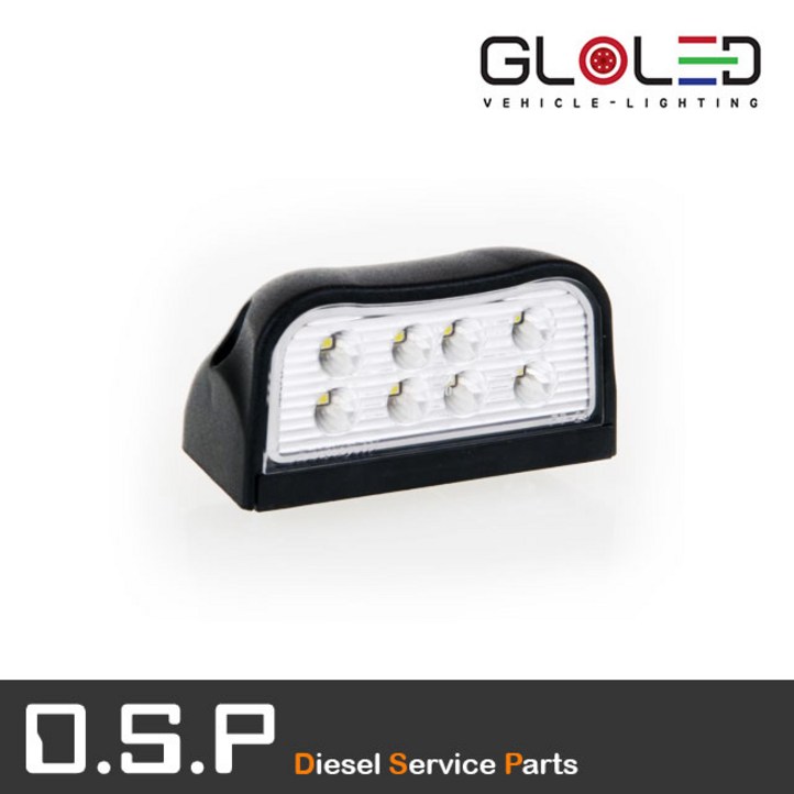 볼보스카니아만벤츠트럭 샷시LED 소형 번호판등12V24V화물차 넘버등대형트럭특장차렉카윙바디샷시추레라츄레라트레일러앗세이FT026, 1개