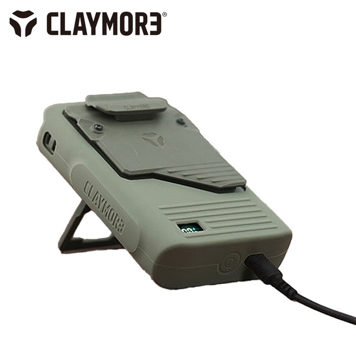 크레모아 무선 클립팬 저소음 휴대용 선풍기 목걸이 탁상 벨트 넥스트랩  C타입 케이블 세트, 카키