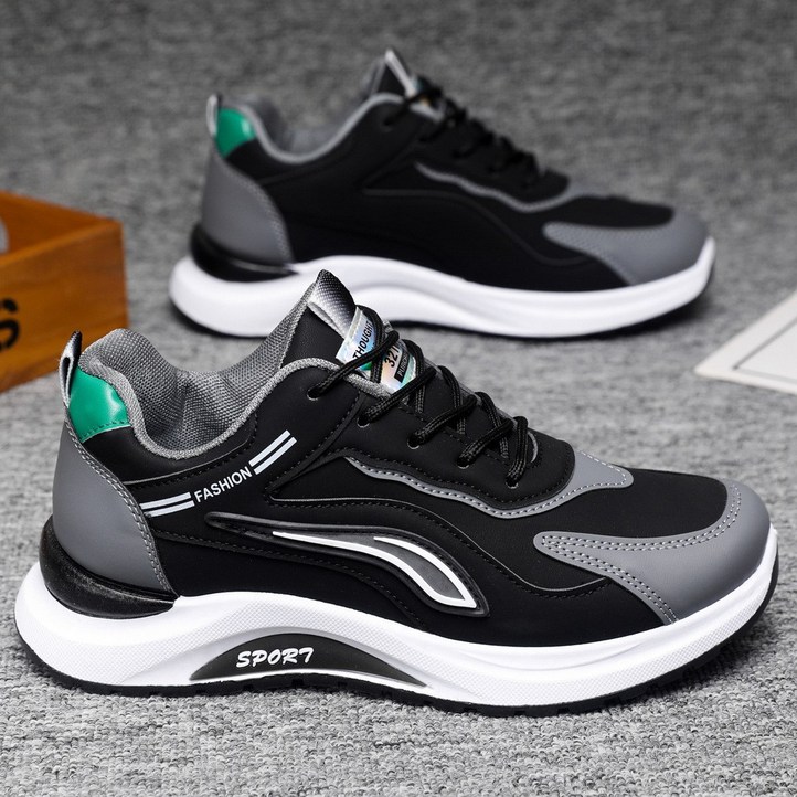 POMTOR 남성 운동화 캐주얼 스니커즈 러닝화