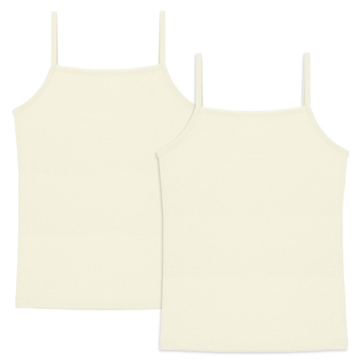 엘라운지 11 골지 스퀘어넥 스트링 나시