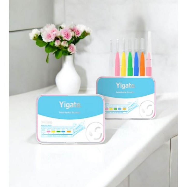 고급형 I형 치간칫솔 6가지 사이즈 선택, 30개, 1세트, 0.6mm