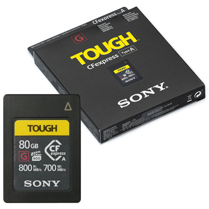 소니 CEAG480T CEAG 시리즈 CFexpress Type A 메모리 카드, 1개, 480GB