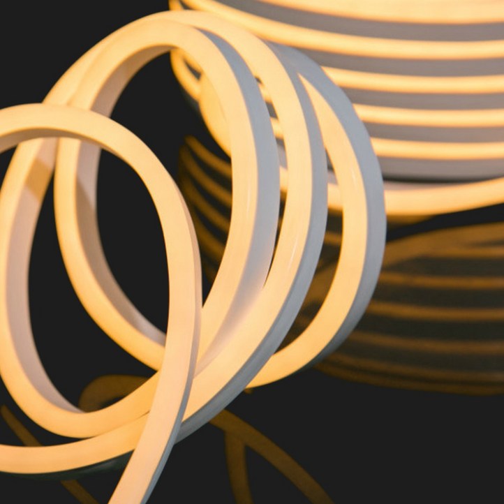 올판 AC220V LED 네온 플렉스 10m 간접조명 줄조명 줄네온 논네온, 1개, 전구색 10m