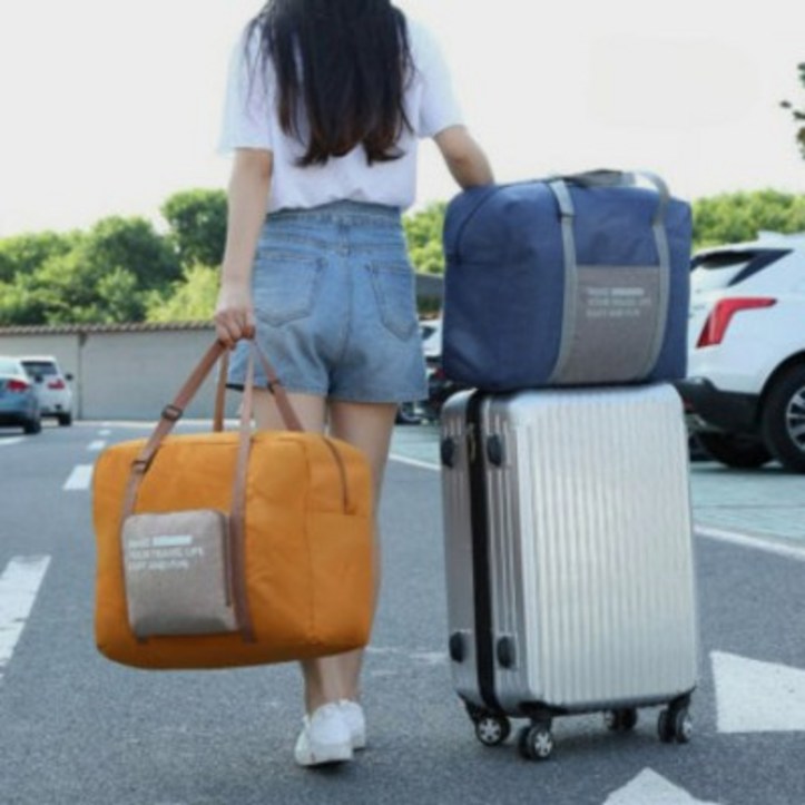 확장형 캐리어보조가방 결함 접이식 폴딩 백 여행용 트래블백 보스턴가방