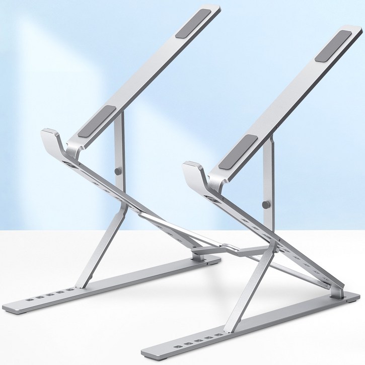 홈플래닛 고급형 접이식 휴대용 알루미늄 노트북 거치대  파우치