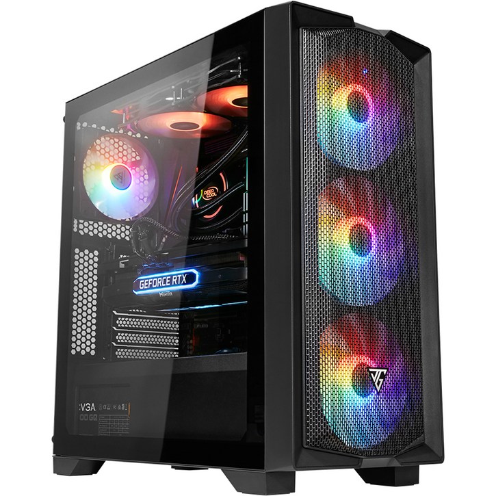 주연테크 카운터 게이밍 데스크탑 D534F47T i513400F WIN미포함 NVMe 512GB DDR5 16GB RTX4070 Ti