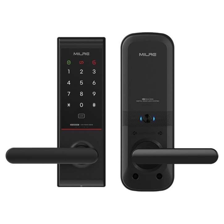 밀레시스텍 무타공 디지털 도어락 MI5200SPlus, MI5200S Plus, 고객직접설치