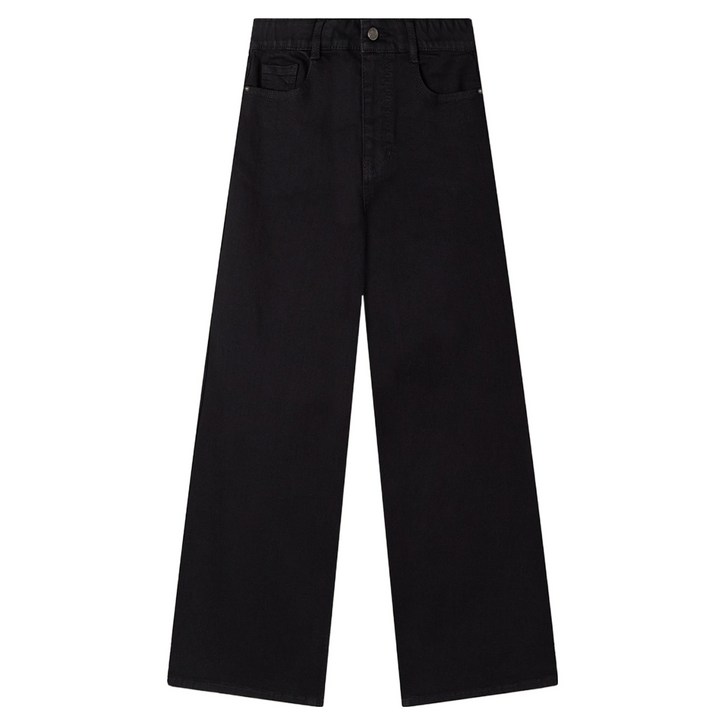 로엠 여성용 핏미 와이드 숏 데님 팬츠