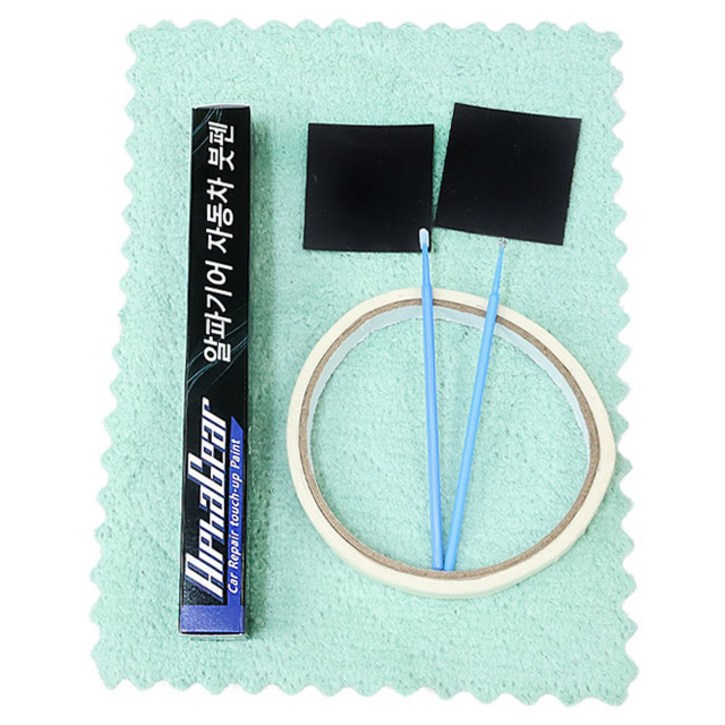 알파기어 자동차 휠 복원 페인트 붓펜, 크롬, 1개