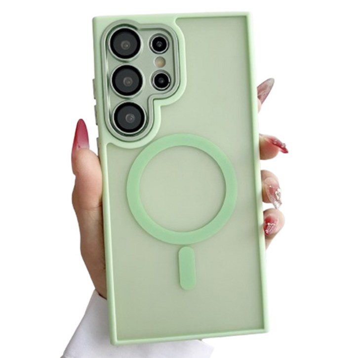 케이스틱 변색없는 무광 테두리 맥세이프 휴대폰 케이스