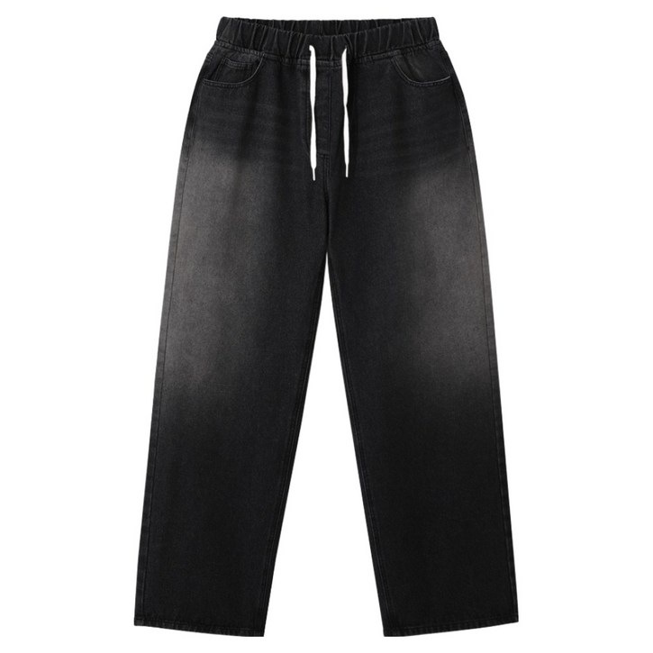 엠엔씨 남성용 빅사이즈 덤블워싱 밴딩 청바지 MDIP997KM