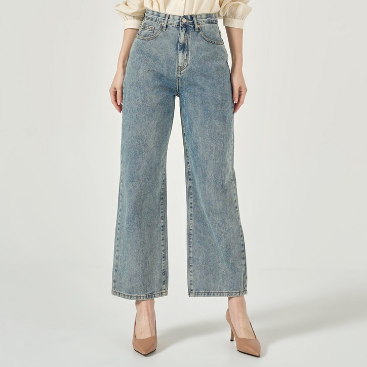 인비비드 여성용 올데이 와이드 청바지 G01I12ij5443