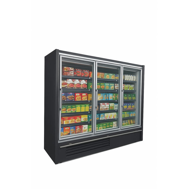 일양오피오 냉동리치인 오버랩 2도어 1670, BLACK