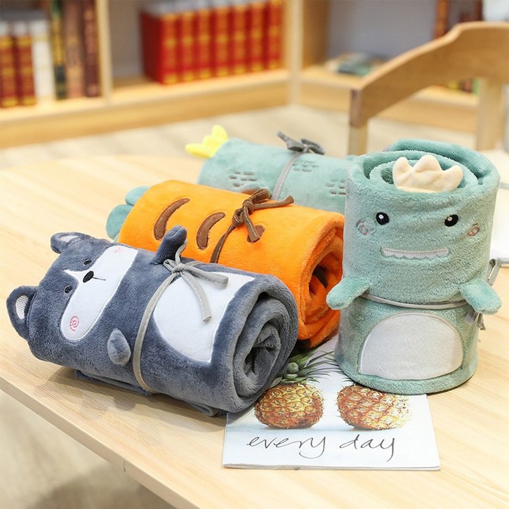 애니멀 캐릭터담요 5set 극세사 무릎담요 크리스마스선물 어린이집 학교 교회 단체선물