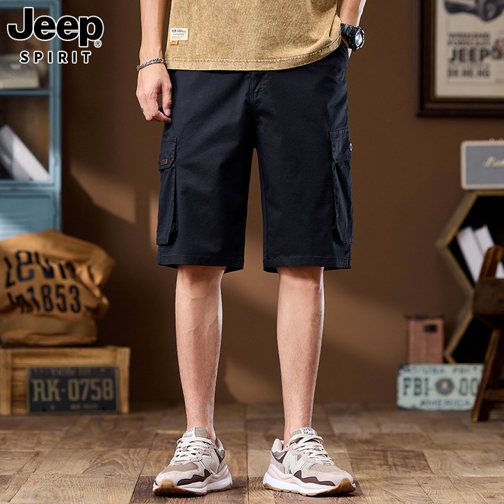 지프스피릿 남성 멀티포켓 카고반바지 6876