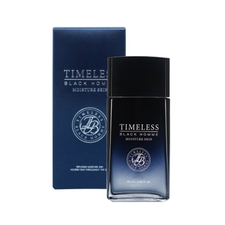 SNP 타임리스 블랙 옴므 모이스처 스킨 130ml, 1개, 130ml