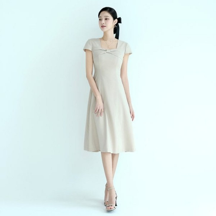 잇미샤 [24 S/S] 리본 포인트 원피스 ITO5ZOP310 587405