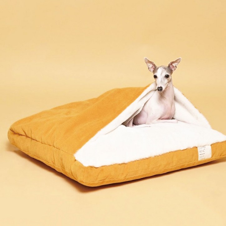 포근하고 부드러운 강아지 쿠션 방석 침대 컴피베드, 1개, 옐로우
