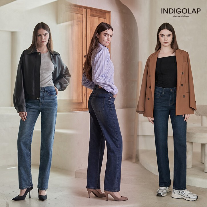 인디고랩 여성 스페셜 릴렉스 진 3종