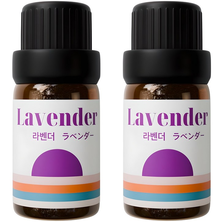 11 천연 유기농 아로마오일 에센셜오일, 유기농 라벤더오일, 10ml, 2개