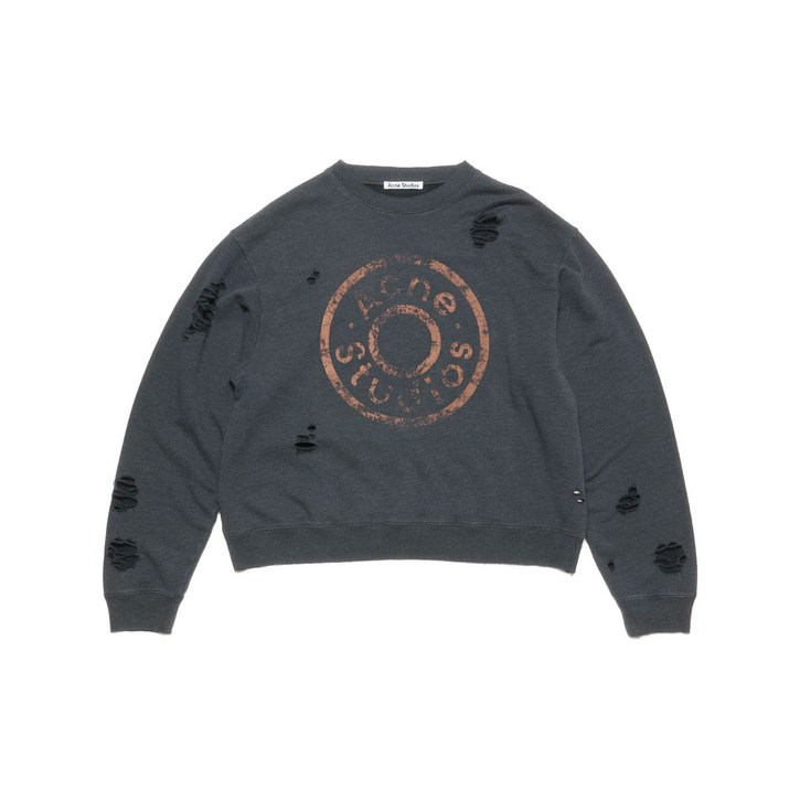 아크네 스튜디오 로고 프린트 스웨트셔츠