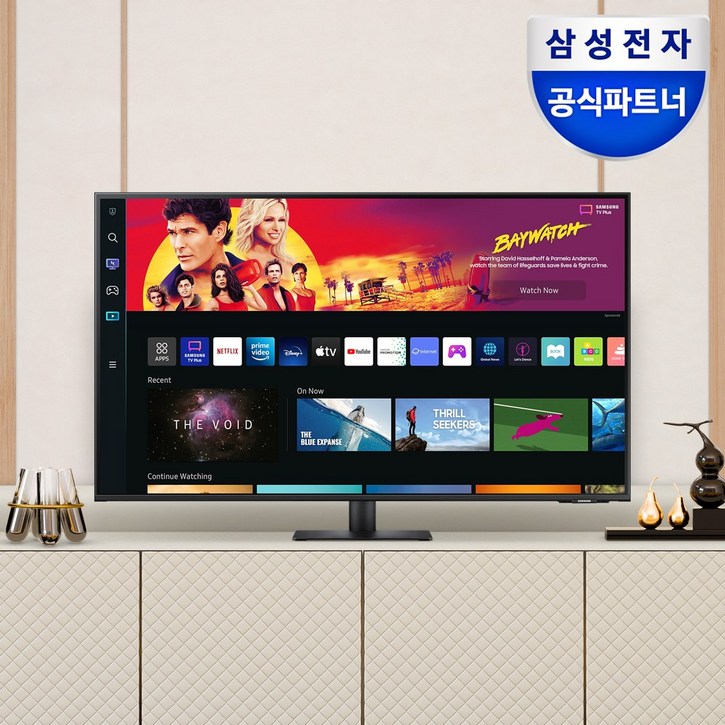 삼성전자 스마트모니터 M7 S43DM700 블랙 107.9cm 4K UHD, 107.9cm, S43DM700