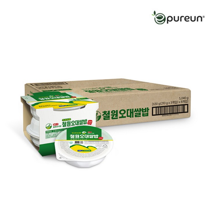 이쌀이다 동송농협 철원오대쌀밥 210g x 24개입