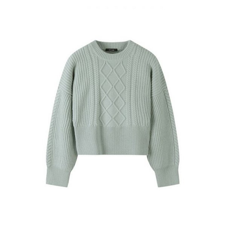 씨씨콜렉트 CC club 케이블 니트 풀오버 MTC234KSK705