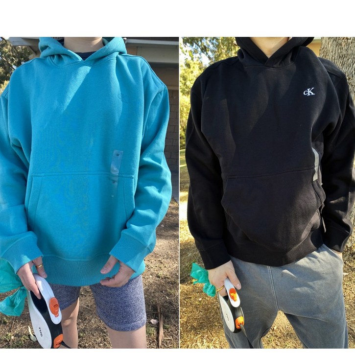 캘빈 클라인 남녀공용 ck 로고 기모안감 릴렉스핏 긴팔 후드티 3종 calvin klein Relaxed Fit Archive Logo Fleece Hoodie