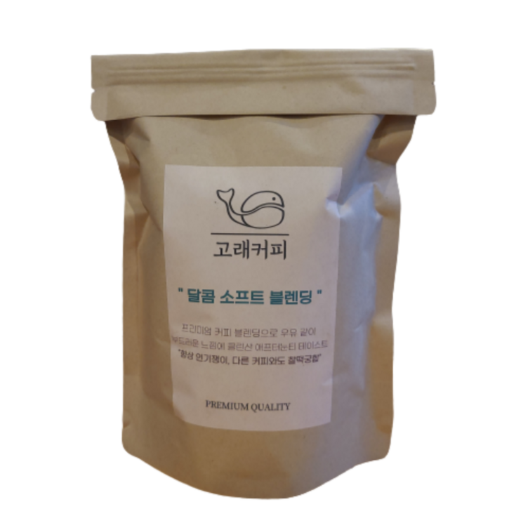고래커피 달콤소프트 커피블렌딩 분쇄 원두커피, 500g, 에스프레소, 1개