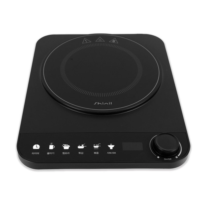 신일 인덕션 1구 전기레인지 터치식 간편조작 깔끔세척 과열방지 SHL7007B