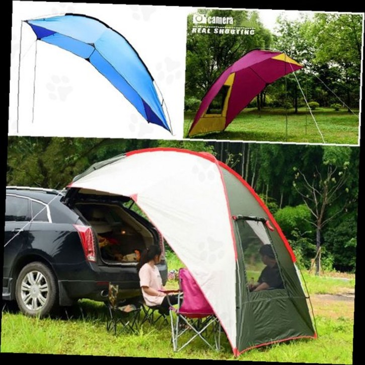 차박 트렁크 연결 그늘막 햇빛차단 캠핑 타프 야외 차량용 텐트