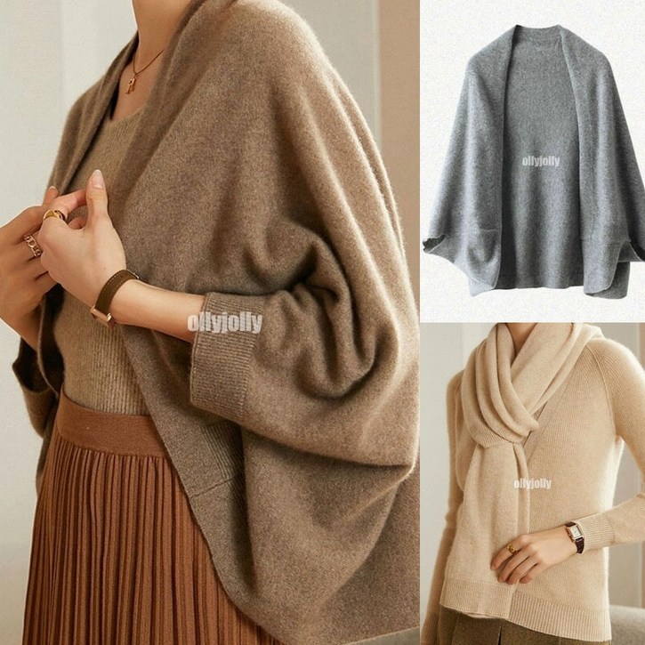 겨울 볼레로 가디건 가오리 가디건 올리졸리GS892