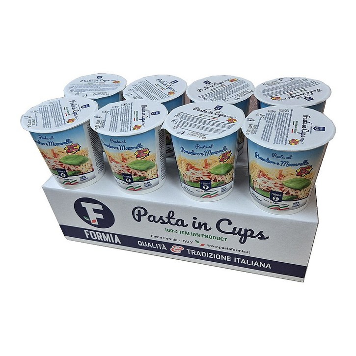 이탈리아 포르미아 푸질리 토마토 모짜렐라 파스타 번들 실속 할인팩, 8개, 70g