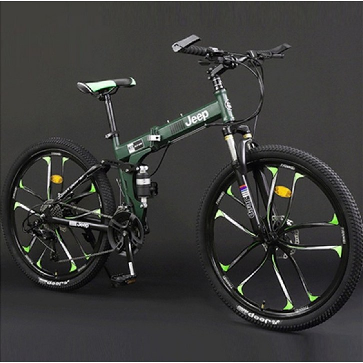 지프 JEEP 접이식 스포크 MTB 산악 자전거 출퇴근용 26인치, 26인치mm, 고급형 단일옵션 24단