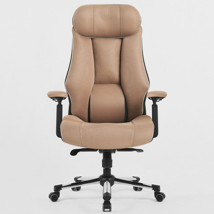 대한민국 의자공장 유어사이즈체어 사이즈선택 컴퓨터 게이밍 의자 체어버스 700, 골드베이지S