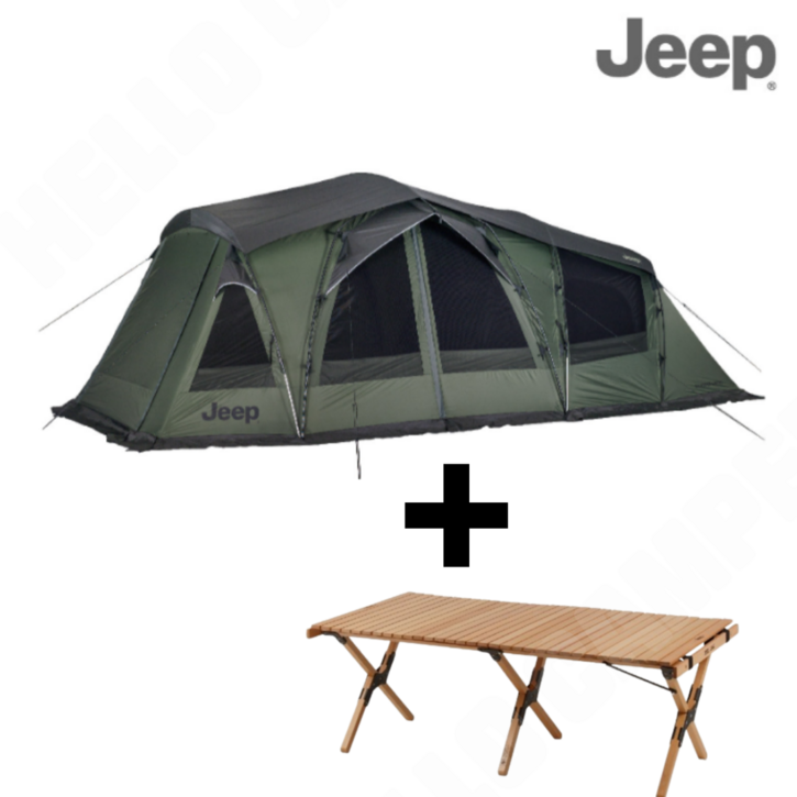 지프 JEEP 실베스터 리미티드 캠핑 45인용 텐트우드롤테이블