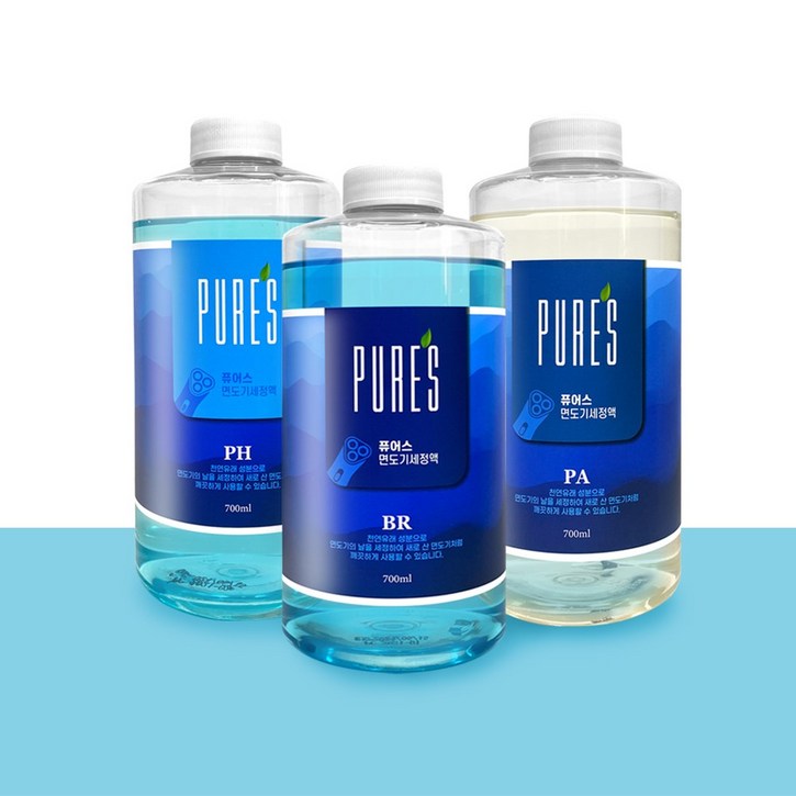 퓨어스 면도기 세정액 호환 리필 브라운 필립스 파나소닉 700ml 전기 날 세척액 퓨어스 면도기 세정액 호환 리필 브라운 필립스 파나소닉 700ml 전기 날 세척액